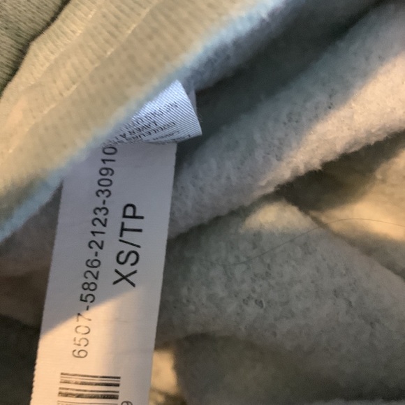 Pale green + white marbled/tie dyed cargo joggers - Picture 3 of 3